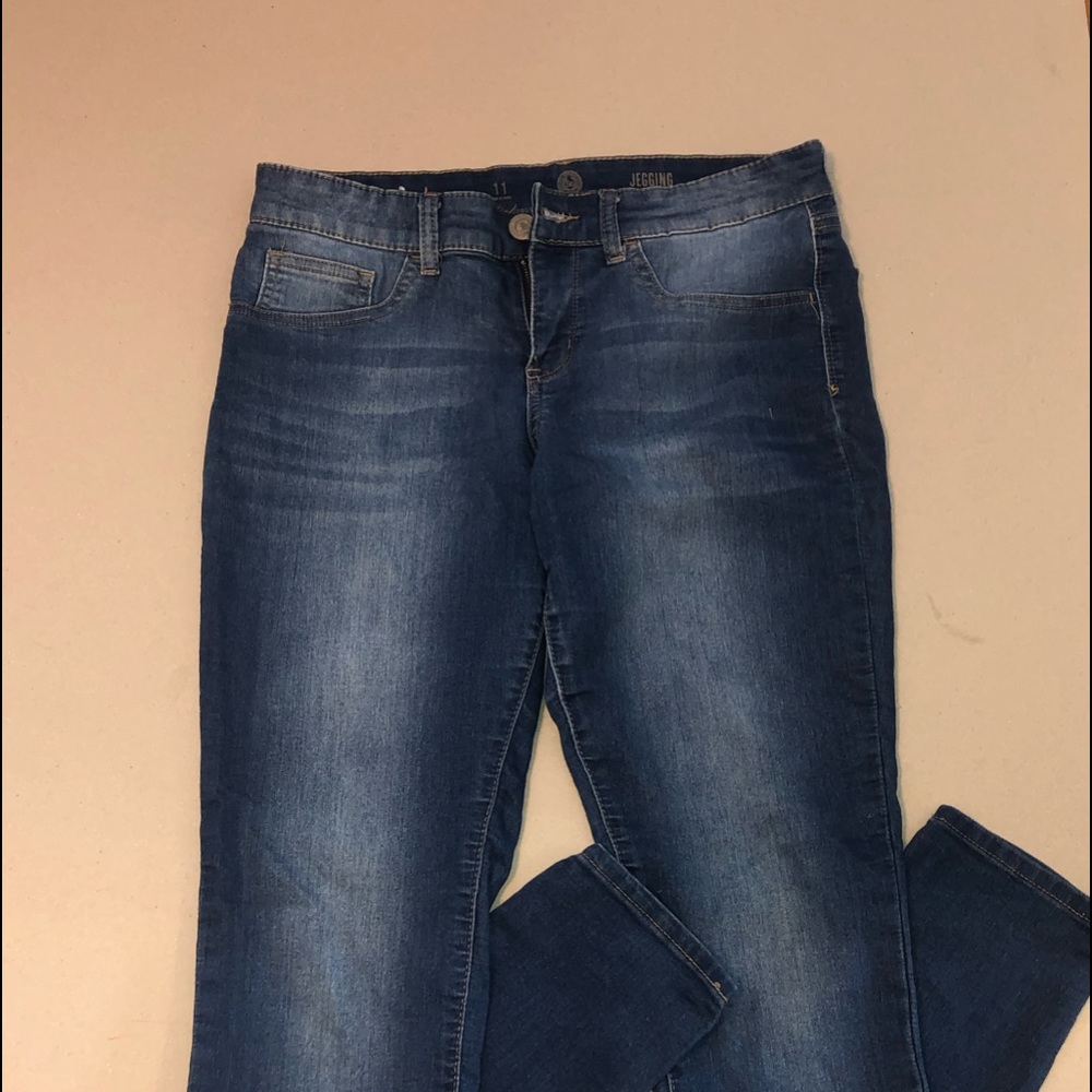 Jeggings with Slight Fading
